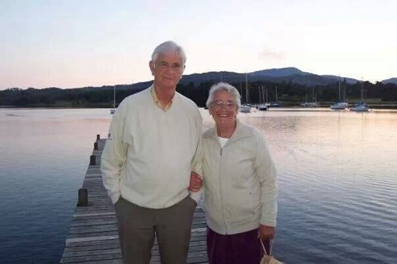 Dad and Mum holidaying in the Lakes for their 50th Golden Wedding Anniversary xx