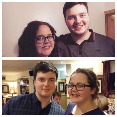 Chris and Katy - top pic taken this week. You'd be so proud of them xxx