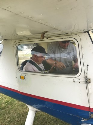 90th birthday flight from Ellough 