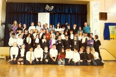 Michael with his School Class