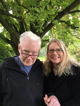 Tony and Rosemary in Ixworth, 2018