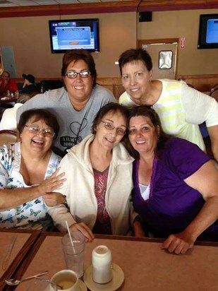 Cynthia, Kathleen, Janet, Terrie and Lou Ann