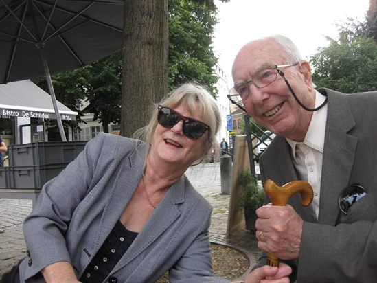 When Nans and Granddad came to visit me in Bruges, even though I lived in Brussels ???