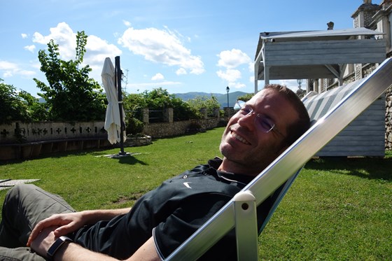 Relaxing in Castello Orsini