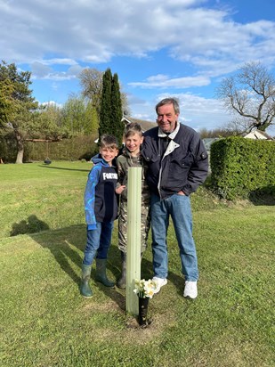 We planted an oak tree in memory of Mum at my in-laws meadow. A lovely legacy for us to watch grow over the years 