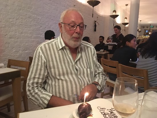 Celebrating Kevs birthday at Yotam Ottelenghi’s restaurant, London