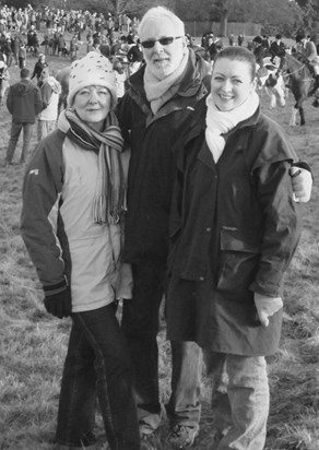 Kev, Liz and Kate Cirencester Park