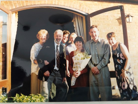 Theresa and Dan’s wedding lunch 1996 - fantastic memories 