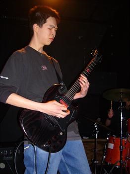 Howard Playing Guitar with Dying Process, 2006