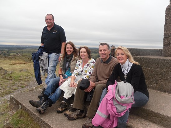 Fond memories of many walks, drinks, parties and meals. Remember when Bob took charge to scare off some cows that were chasing us on Giants Bum in Otley? He strode out. stood tall and strong amidst them and it worked!! I was so impressed! Xxx