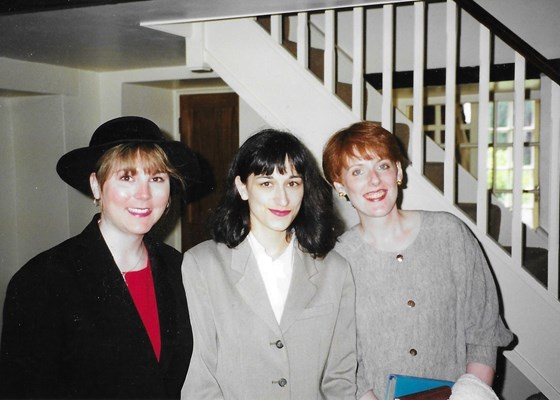 with Cathy & Donna, Hebe's christening