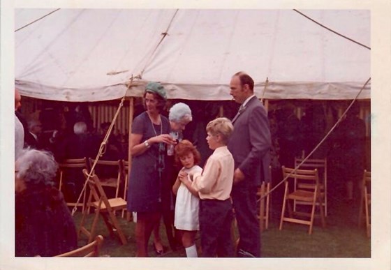 scan0001Roy & Liz's wedding - Petty family and Grandma Blake