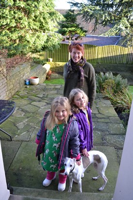 Nicola, Ailla, Imogen and Scout