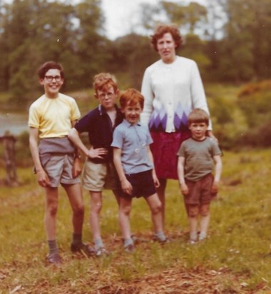 mum and boys c 1970