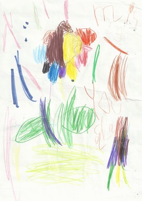 I will miss you - by Janine aged 4