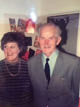 Irene and her father 'Grandad Beckley'