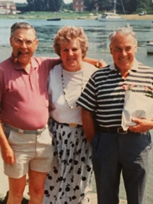 Eric with brother Ronald and Irene.