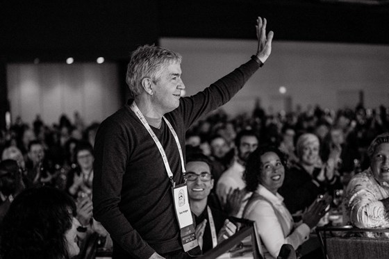 Just after beating Leukemia, at a global LGBT conference