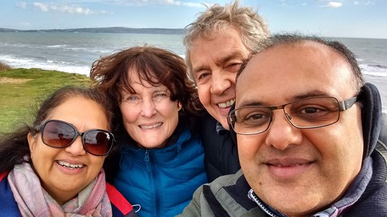 A day out together at Milford on Sea - March 2019