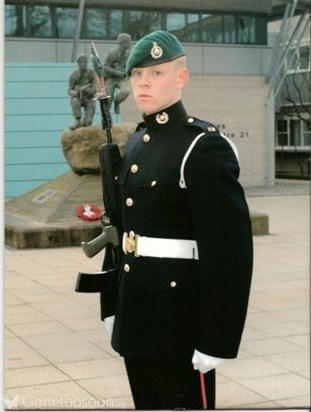 Royal Marine Commando Ben Reddy