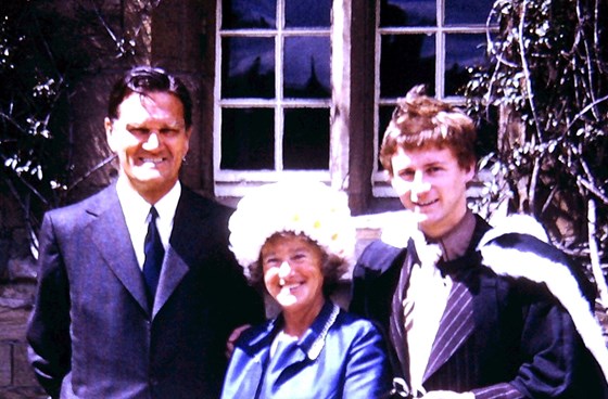 Gwil's Graduation Day With His Parents