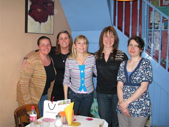 Petra with her Czech friends in May 2011