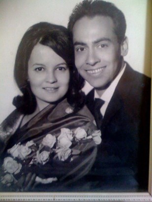 Rajan and Marlene's wedding in 1964
