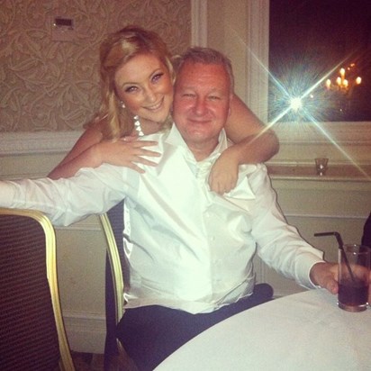 Me & dad at Kerry and Kevs wedding, the proudest dad on the planet xx