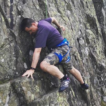 Rock climbing August 2020