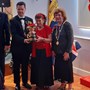 James presenting The Poppy Cup to Mrs Helen Leader.  20191109 205909