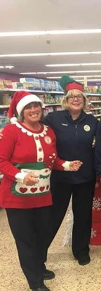 Christmas fun at Tesco 