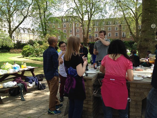 BBQ at Goodenough College (15 May, 2016)