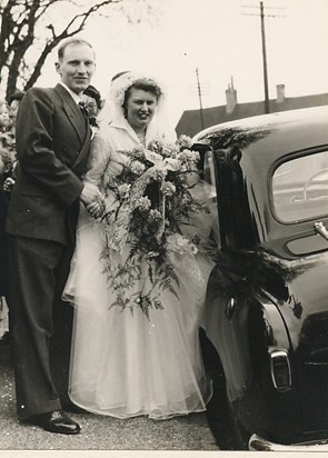 Wedding day 1954