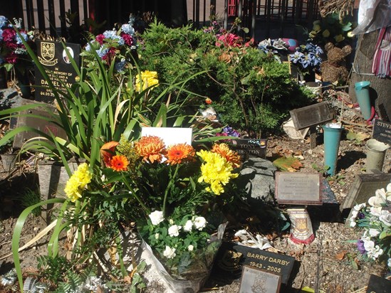 Memorial Garden West Ham where Steve's ashes are scattered