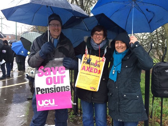 On the picket line March 2018