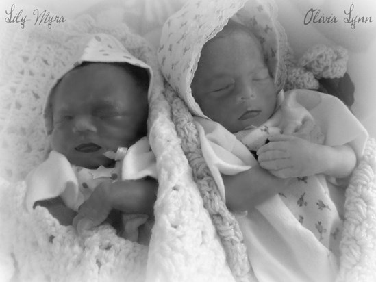 Lily Myra and Olivia Lynn~precious babies in heaven