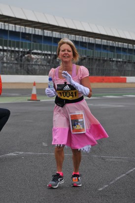 March 2017 Silverstone Half Marathon Princess Peach