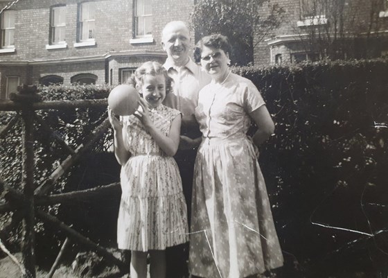 Mum with her parents 