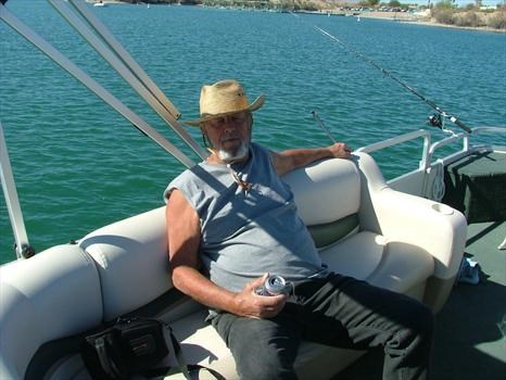 Dad;s boat lake Havasu AZ