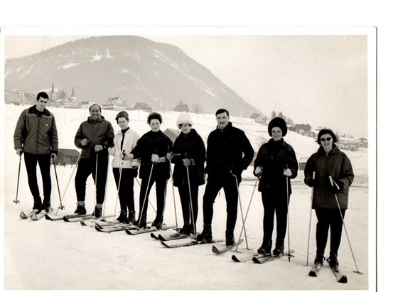 Skiing in Switzerland 