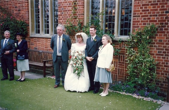 Sian and Kevin's wedding September 1993