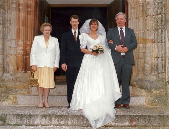 Stephen and Montse's wedding 1994