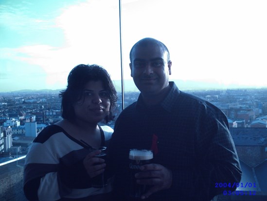 top of Dublin- Guinness  