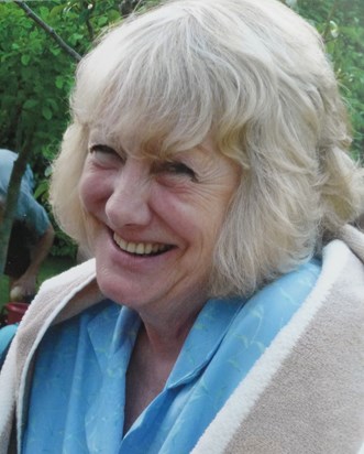 Margaret at a garden party, 2013