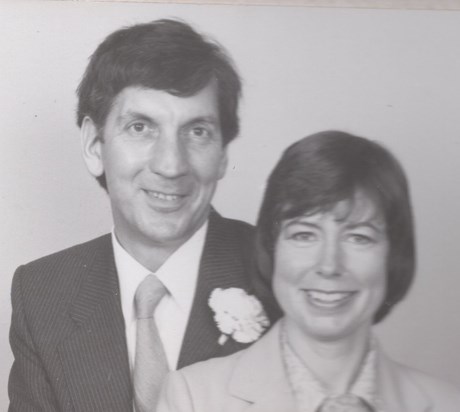 George and Mo on their wedding day 1979