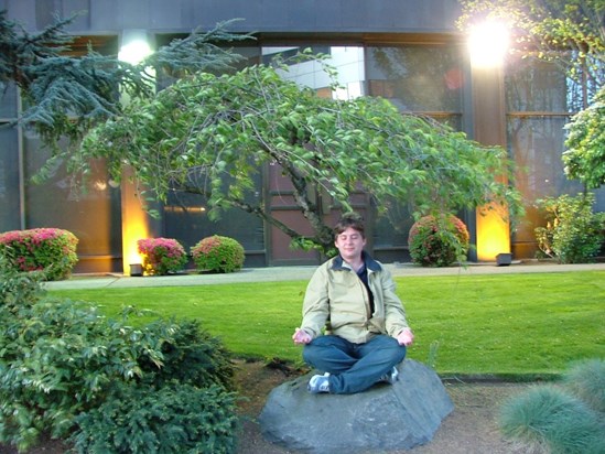 Tony Meditating in Seattle