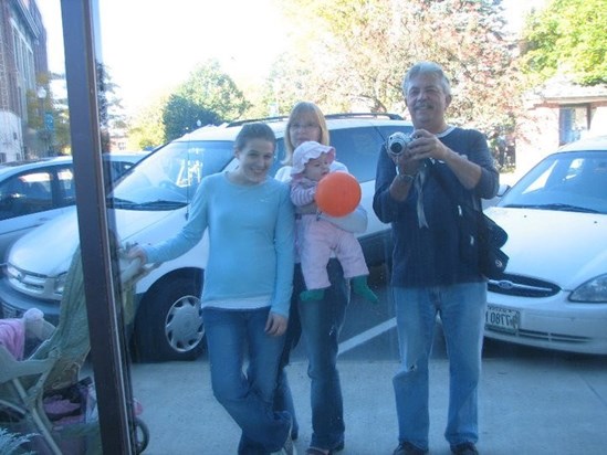 Nikki, Pam holding grand daughter Brooke & Wally