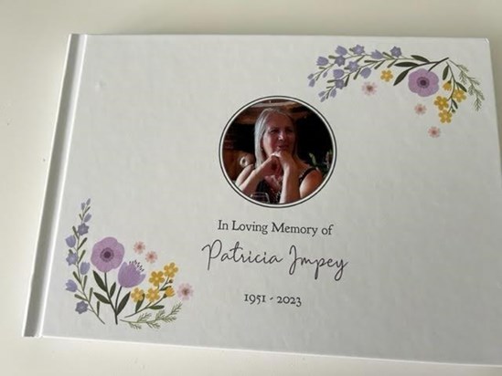 Patricia's Memory Book created by family and friends