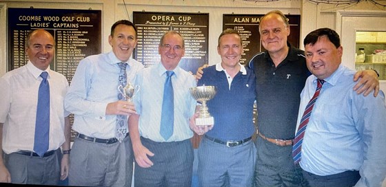 Winners - WBC Interdepartmental Golf Competition - John won the highest Stableford score.