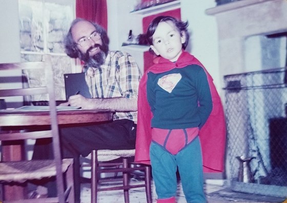 Superman, with Dad